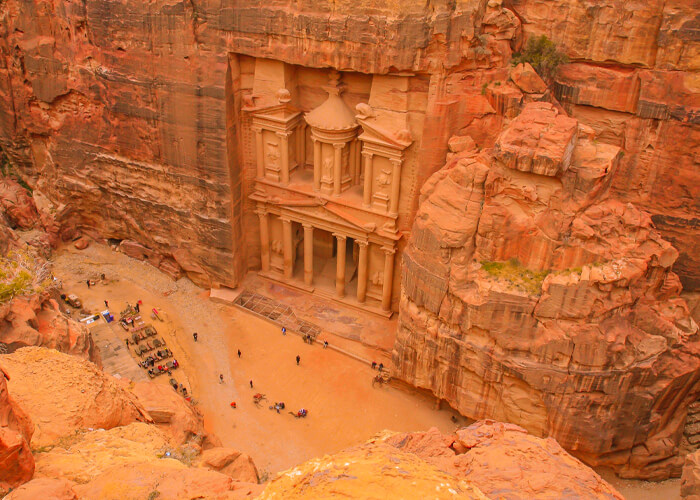 Petra from top